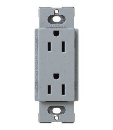 Tomacorriente Lutron SATIN COLORS a prueba de manipulaciones 20A