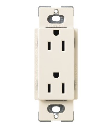 Tomacorriente Lutron SATIN COLORS a prueba de manipulaciones 20A