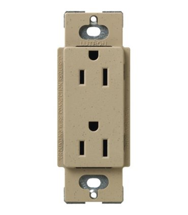 Tomacorriente Lutron SATIN COLORS a prueba de manipulaciones 20A