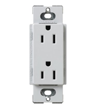 Tomacorriente Lutron SATIN COLORS a prueba de manipulaciones 20A