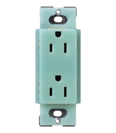 Tomacorriente Lutron SATIN COLORS a prueba de manipulaciones 20A