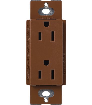 Tomacorriente Lutron SATIN COLORS a prueba de manipulaciones 20A