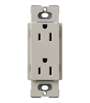 Tomacorriente Lutron SATIN COLORS a prueba de manipulaciones 20A