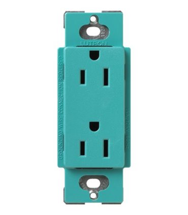 Tomacorriente Lutron SATIN COLORS a prueba de manipulaciones 20A
