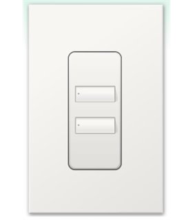 Botonera Homeworks cableada 2 botones 