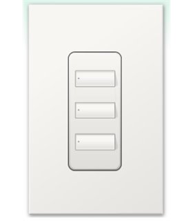 Botonera Homeworks cableada 3 botones 