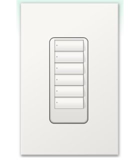 Botonera Homeworks cableada 6 botones 