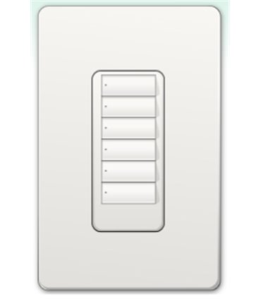 Botonera Lutron Homeworks QS cableada 6 botones