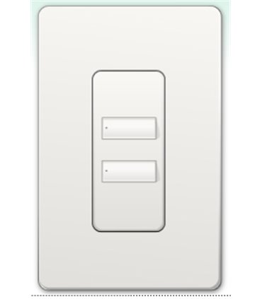 Botonera Lutron Homeworks QS inalambrica 2 botones