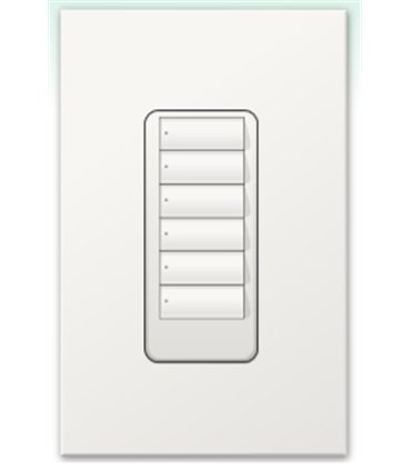 Botonera Lutron Homeworks QS inalambrica 6 botones