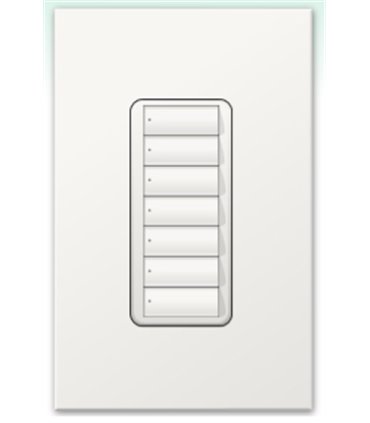 Botonera Lutron Homeworks QS inalambrica 7 botones