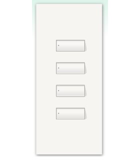 Kit para botonera Architrave 4 botones espaciado