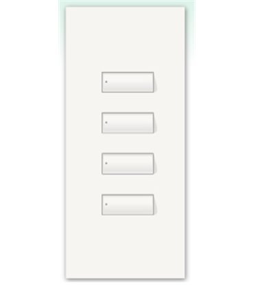 Kit para botonera Architrave 4 botones espaciado