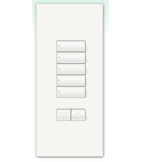 Kit para botonera Architrave 5 botones + RL