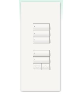 Kit para botonera Architrave 3 botones  + 2 botones y RL