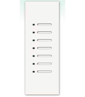 Door narrow 7 botones sin placa