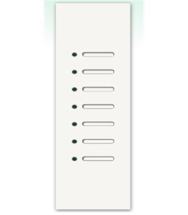 Door narrow 7 botones sin placa