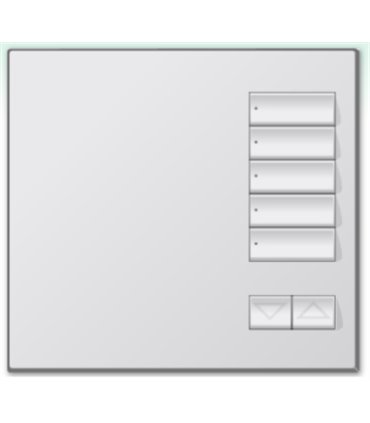 Botonera de mesa Lutron Homeworks 5 botones con R/L en cada columna