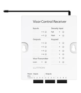 Visor control receiver con 3 Entradas y 4 Salidas de contactos secos