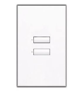 Placa de pared para botonera SeeTouch 5BTNRL SATIN CHROME