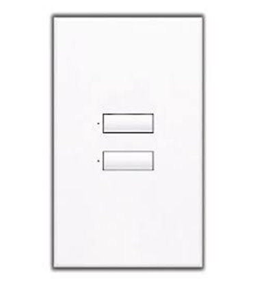 Placa de pared para botonera SeeTouch 5BTNRL SATIN CHROME