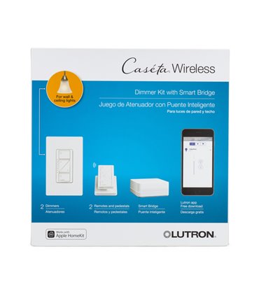 Kit Lutron Caseta Wireless para 2 Zonas
