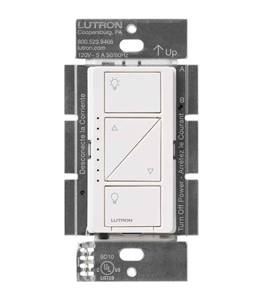 Atenuador de pared Lutron Lutron Caseta 1000 W con neutro