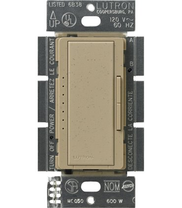 Atenuador 1000W INC/MLV con neutro Colores Satin 