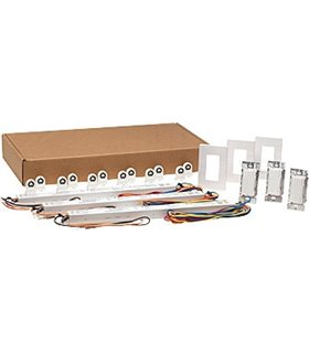 Kit retrofit luminaria fluorescentes para escaleras 1'x4'