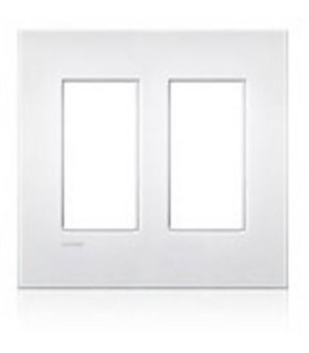 PLACA BOTONERA PALLADIOM US 2-GANG CRISTALES