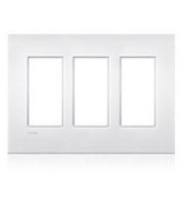 PLACA BOTONERA PALLADIOM US 3-GANG CRISTAL