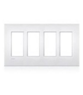 PLACA BOTONERA PALLADIOM US 4-GANG CRISTAL