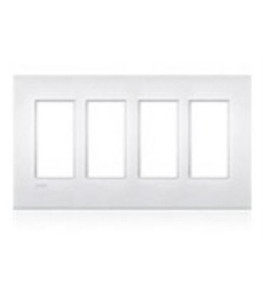 Placa para botonera palladiom US 4-GANG cristal
