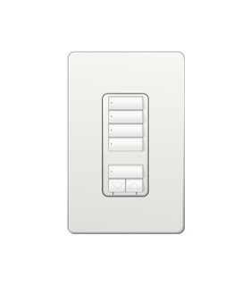 Control de pared 4 botones y atenuador de 450W Lutron RadioRA2 Colores brillantes