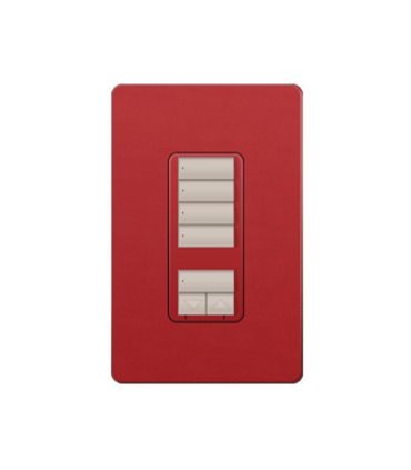 Control de pared 4 botones y atenuador de 450W Lutron RadioRA2 Colores brillantes