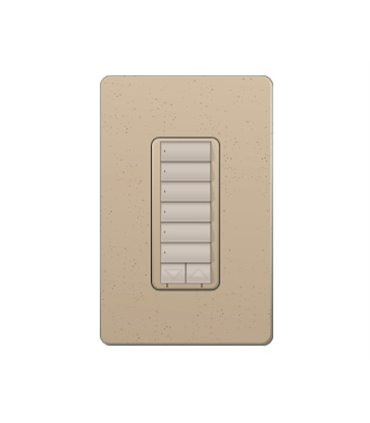 Control de Pared con Atenuador de 600W Lutron RadioRA2 Colores Satín