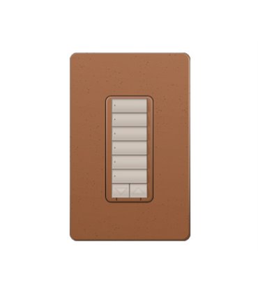 Control de Pared con Atenuador de 600W Lutron RadioRA2 Colores Satín