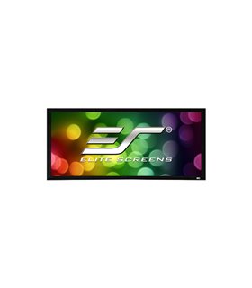 Elite Screens Sable Frame 2  138" Diag. 2.35:1, Active 3D 4K Ultra HD Ready Fixed Frame Home Theater Projection Projector Screen
