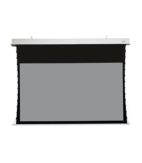 Elite Screens Evanesce Tab-Tension B 106" Diag. 16:9, Electric Recessed In-Ceiling Tensioned Ceiling/Ambient Light Rejecting (CL