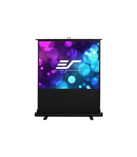 Elite Screens ezCinema 2 Manual Floor Pull Up with Scissor Backed Projector Screen, 52" Diag. 4:3, Portable Home Theater Office