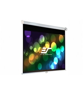 Elite Screens Manual SRM Pro 100" Diag. 4:3, Manual Slow Retract Projector Screen, 8K 4K Ultra HD 3D Ready, 2-YEAR WARRANTY, M10