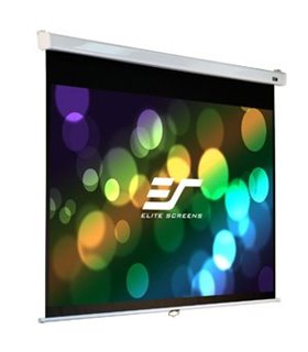 Elite Screens Manual SRM Pro 120" Diag. 4:3, Manual Slow Retract Projector Screen, 8K 4K Ultra HD 3D Ready, 2-YEAR WARRANTY, M12