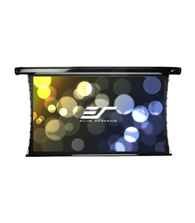 Elite Screens CineTension 2, 110" Diag. 16:9, 4K/8K Tab-Tensioned Electric Motorized Drop Down Projection Projector Screen, TE11