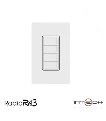 Botonera RF Sunnata RadioRa3 4 Botones WH