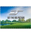 Elite Screens Frontal GolfSim DIY ImpactWhite  ImpactWhite 1:1  DIY10X10-IPW1145-F