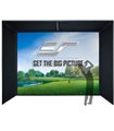 Elite Screens Frontal GolfSim Bay ImpactWhite   GSB10x10-IPW1145