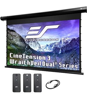 Elite Screens Frontal y Posterior CineTension 3 WraithVeil Dual WraithVeil Dual 16:9 135 TE135HR3-DUAL