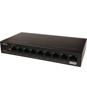 Switch Gigabit PoE Luxul 8 Puertos