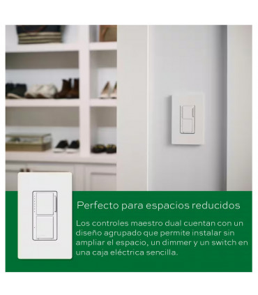 Maestro Dual Dimmer Led y Switch