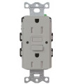 Toma Claro GFCI Lutron Color Gris